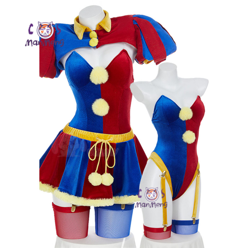 Anime Cosplay Outfit Girl - Anime incroyable joker fille numérique cirque