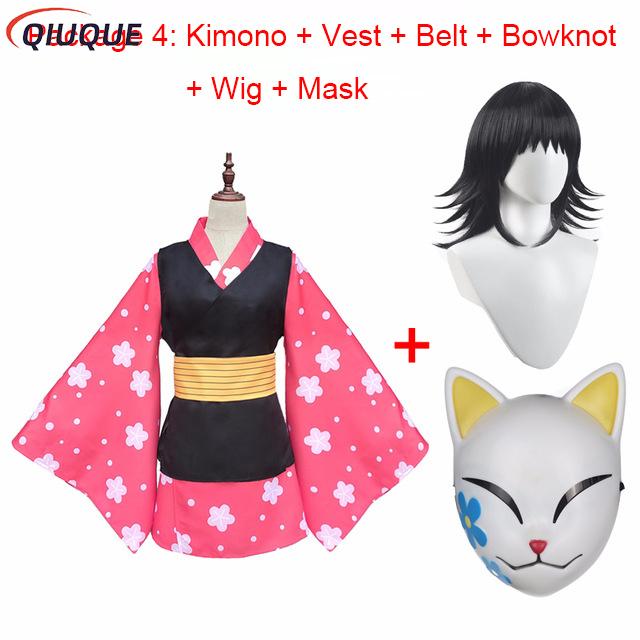 Anime Cosplay Outfit Girl - Makomo Cosplay Costume Kimono Uniforme PVC