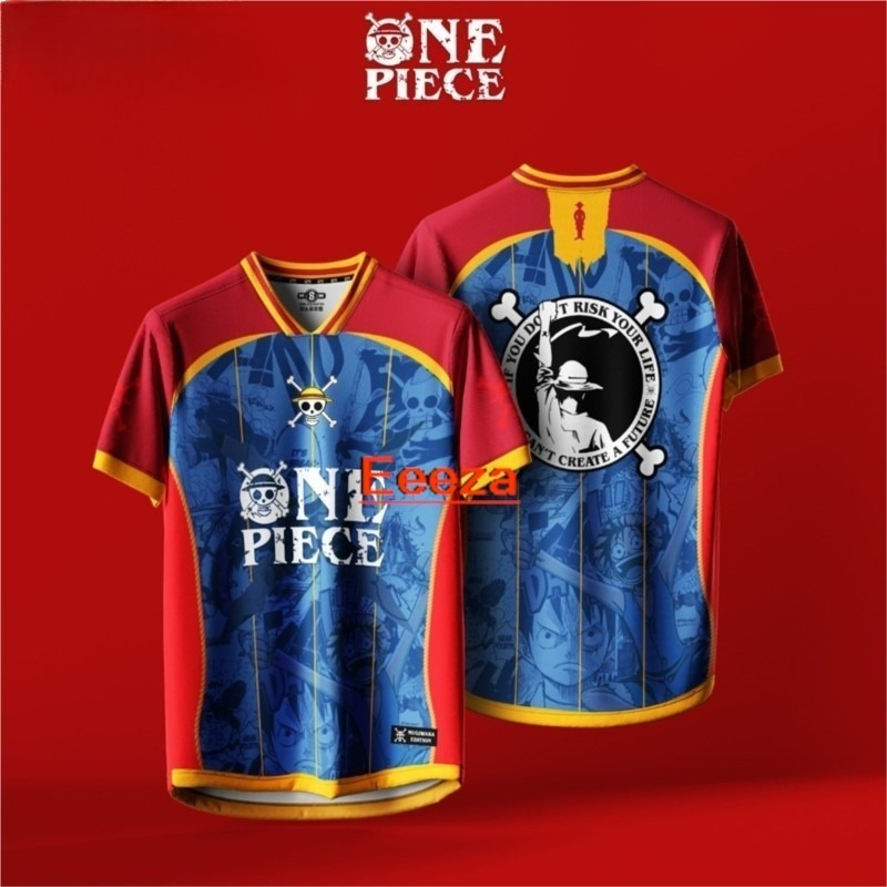 One Piece Straw Hat - T-shirt décontracté à manches courtes One