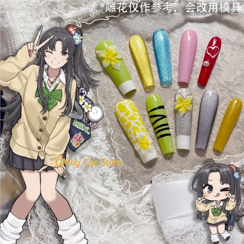 Anime Cosplay Eyes - Faux ongles à presser Girls Band
