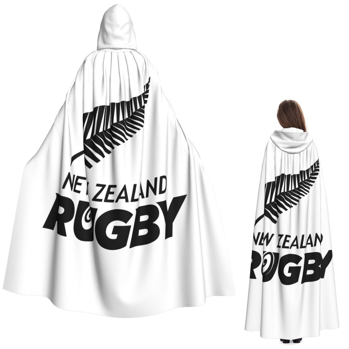 Anime Cosplay New Zealand - All Blacks Nouvelle-Zélande Rugby Longue Cape