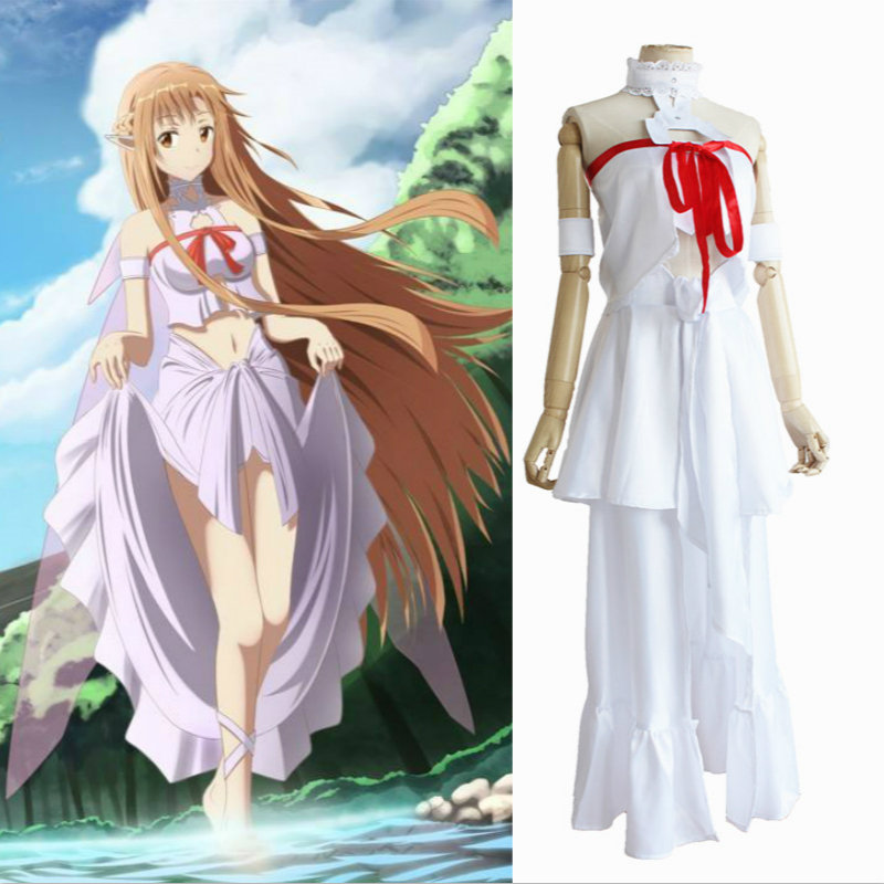 Sword Art Online Cape - Costumes d'Halloween Anime Yuuki Asuna Cosplay