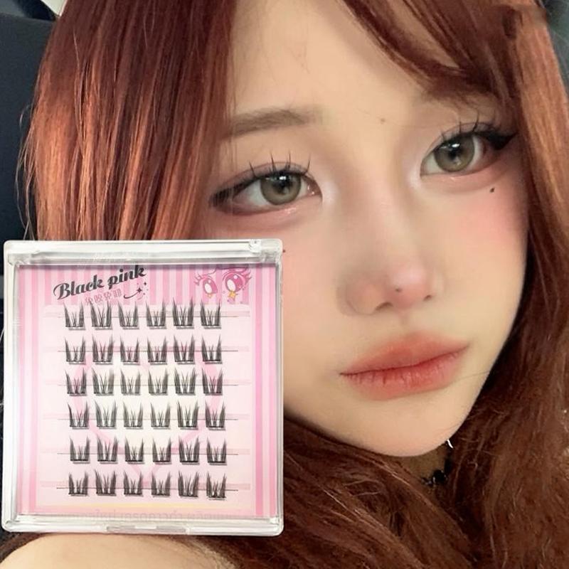 6 rangées de faux cils segment - Anime Cosplay Lashes avis et prix