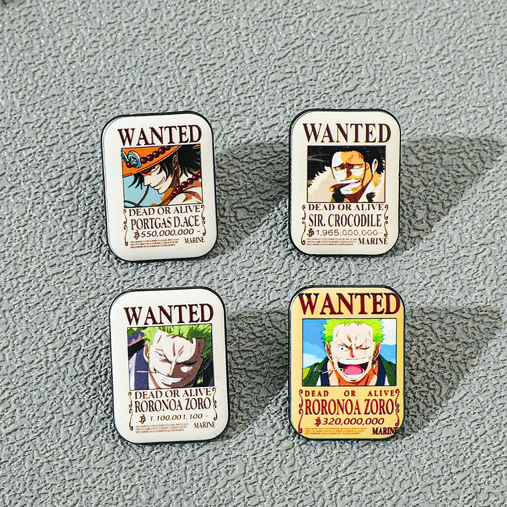 Lot de 4 broches émaillées cré - Anime Cosplay One Piece avis et prix