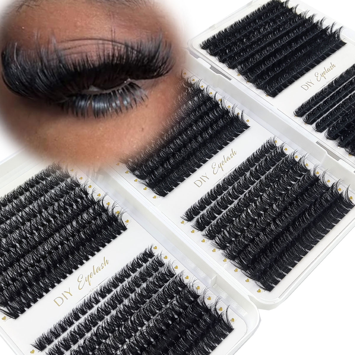 HBZGTLAD 200D-60D Clusters de  - Anime Cosplay Lashes avis et prix