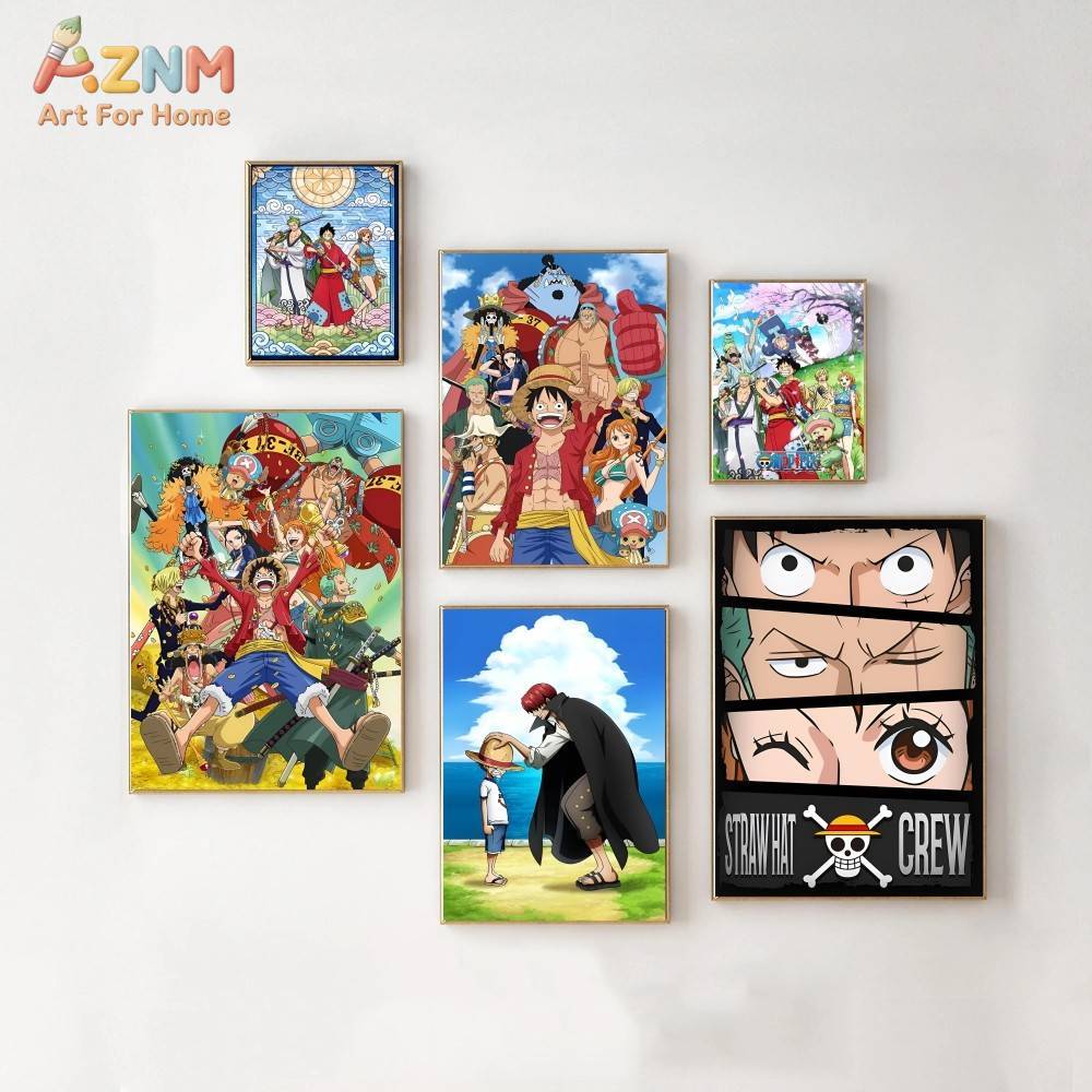AZNM Impression sur toile non  - One Piece Straw Hat avis et prix