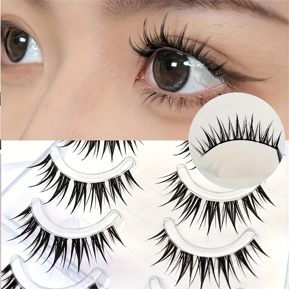 5 paires de faux cils effet de - Anime Cosplay Lashes avis et prix