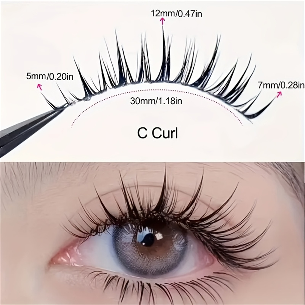 5 paires de faux cils effet de - Anime Cosplay Lashes avis et prix