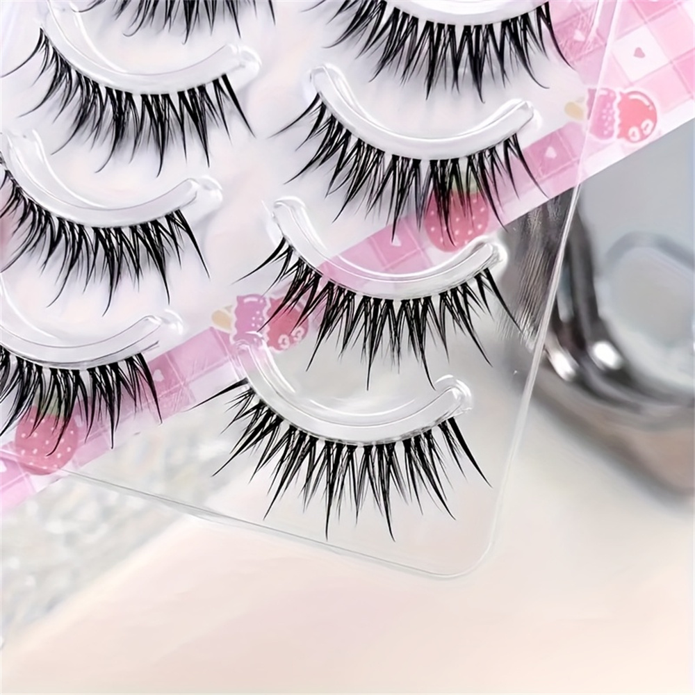 5 paires de faux cils effet de - Anime Cosplay Lashes avis et prix