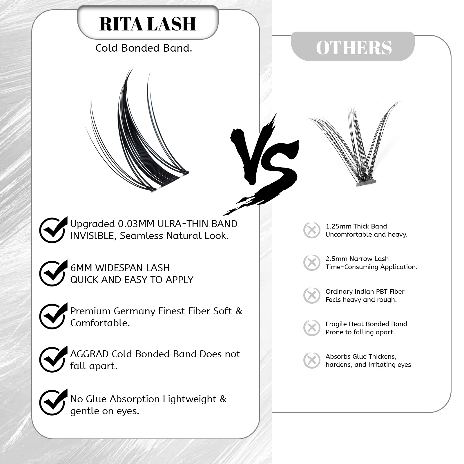 Viva |   RITALASH 120 pièces M - Anime Cosplay Lashes avis et prix