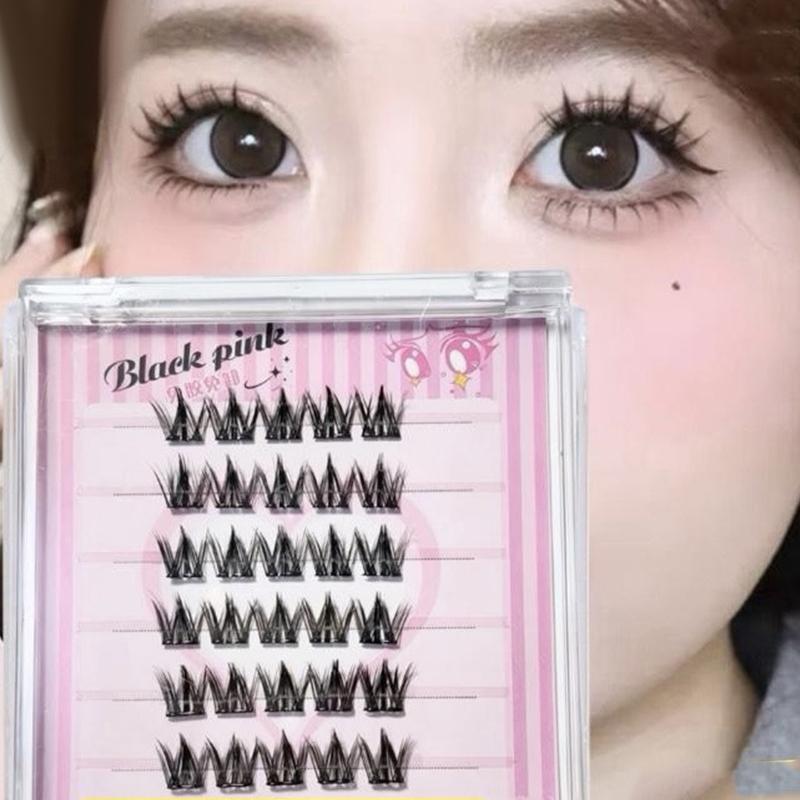 6 rangées de faux cils segment - Anime Cosplay Lashes avis et prix
