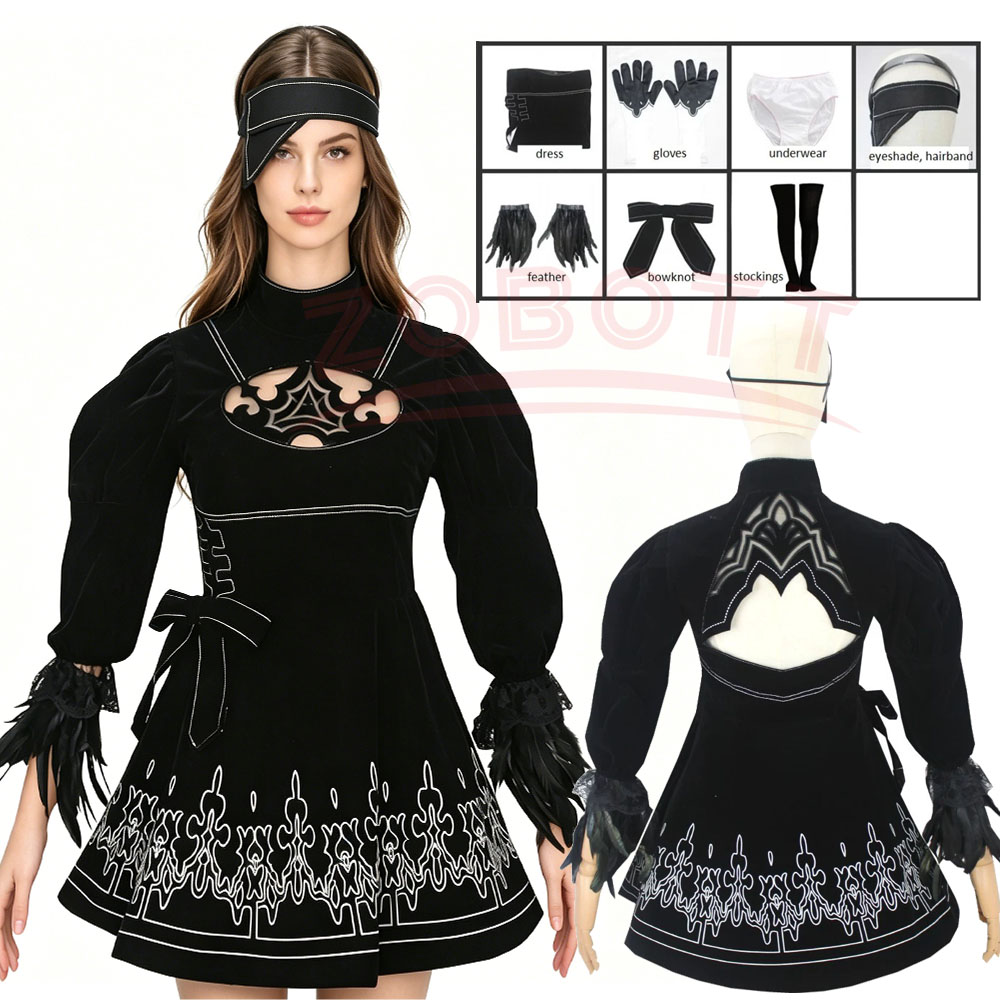 Costume de Cosplay anime 2B po - Anime Cosplay Eyes avis et prix
