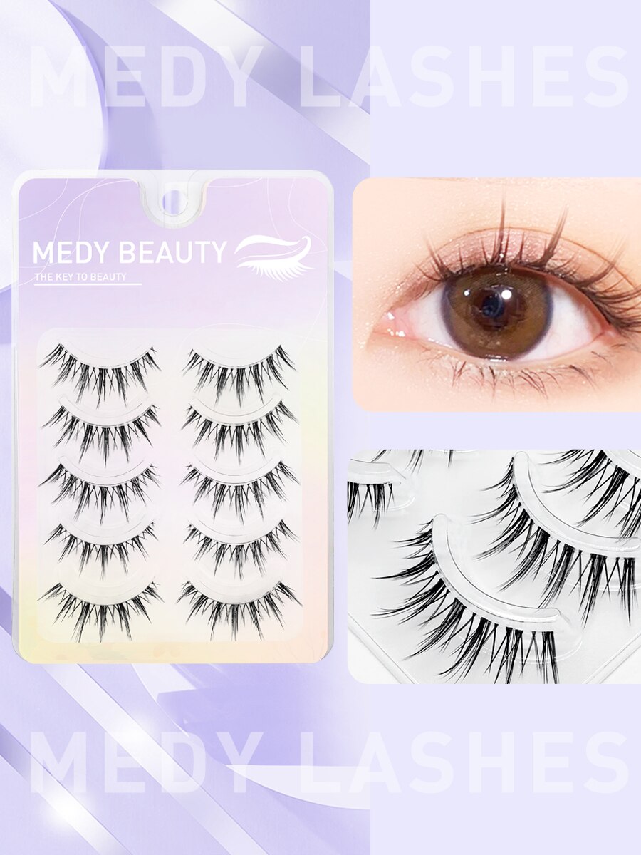 3D cils préfabriqués ventilate - Anime Cosplay Lashes avis et prix