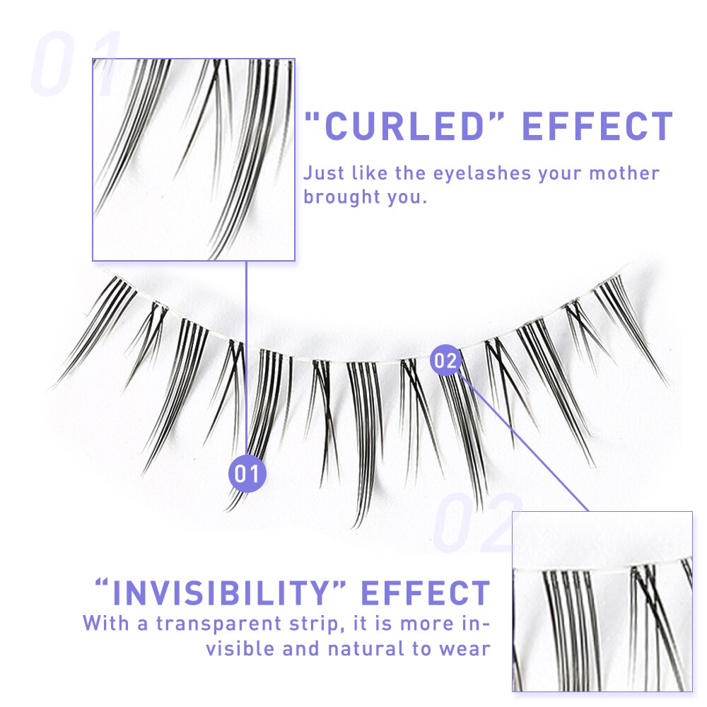 3D cils préfabriqués ventilate - Anime Cosplay Lashes avis et prix