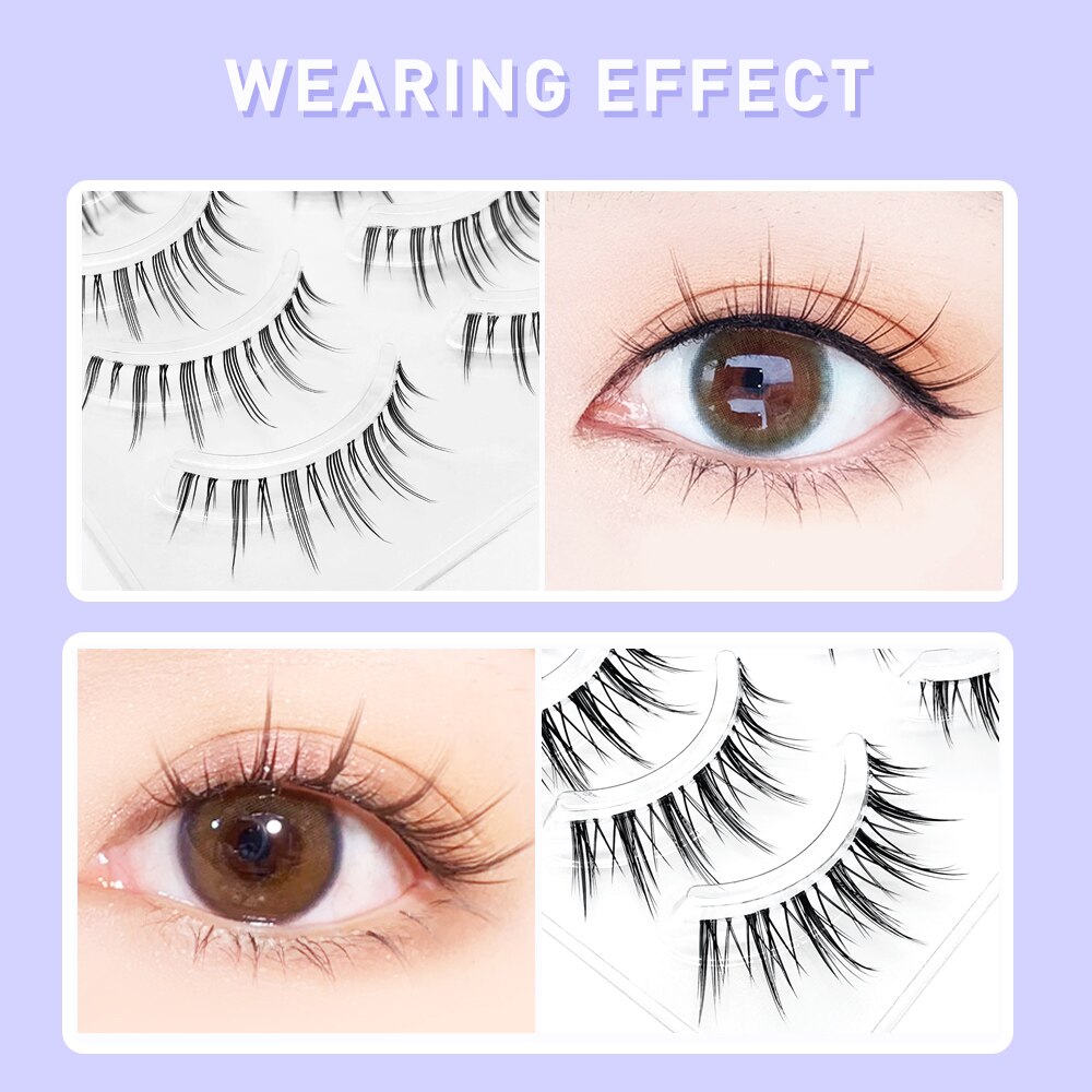 3D cils préfabriqués ventilate - Anime Cosplay Lashes avis et prix